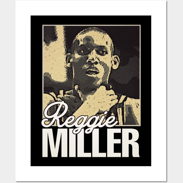 Reggie Miller Vintage Wall Art by Zachariya420